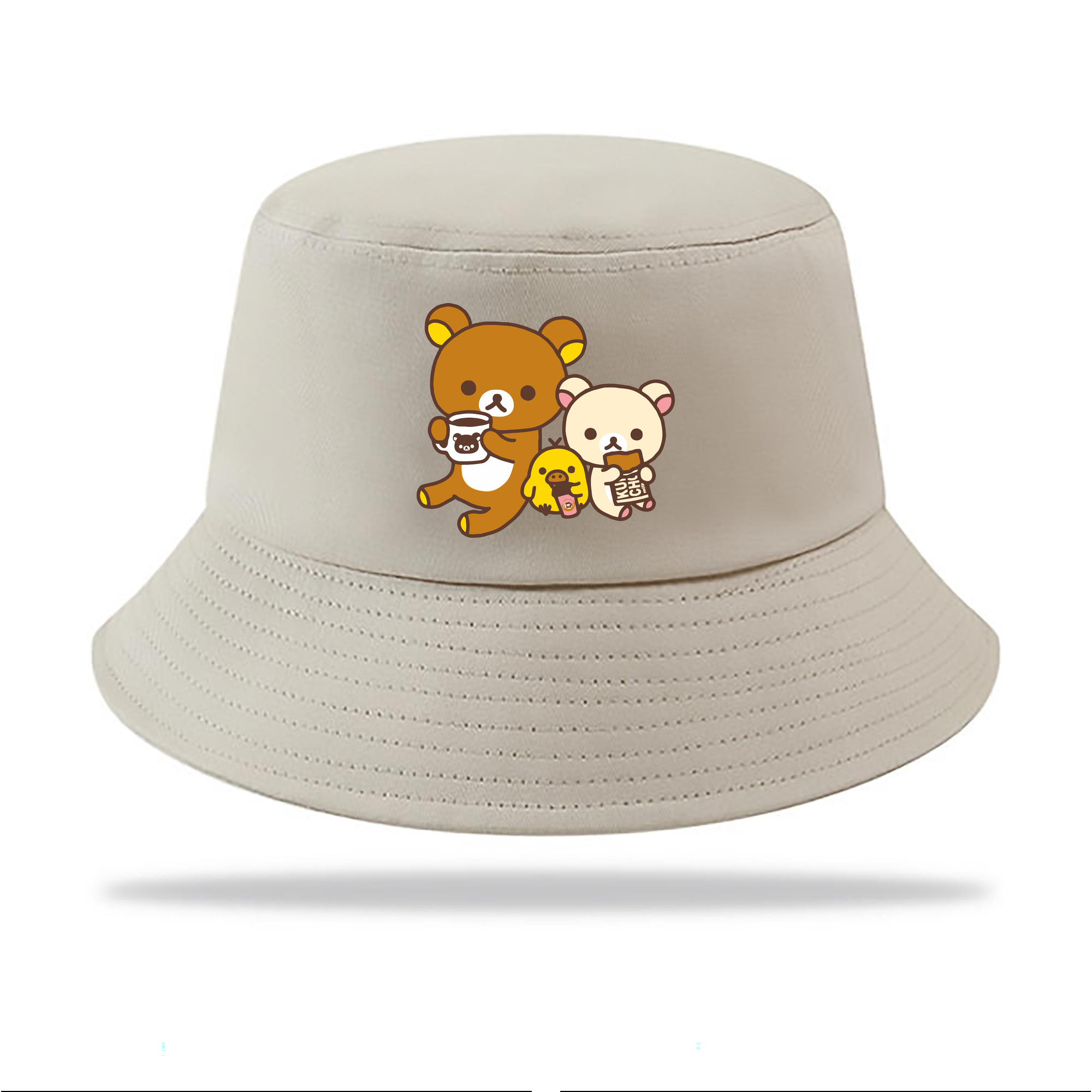 （画像用） リラックマ リラックマ キイロイトリ Rilakkuma Korilakkuma Kiiroitori アウトドア日除けバケットハット